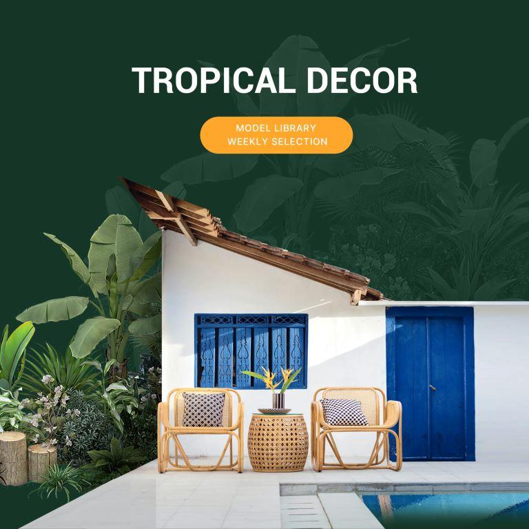 tropical style design