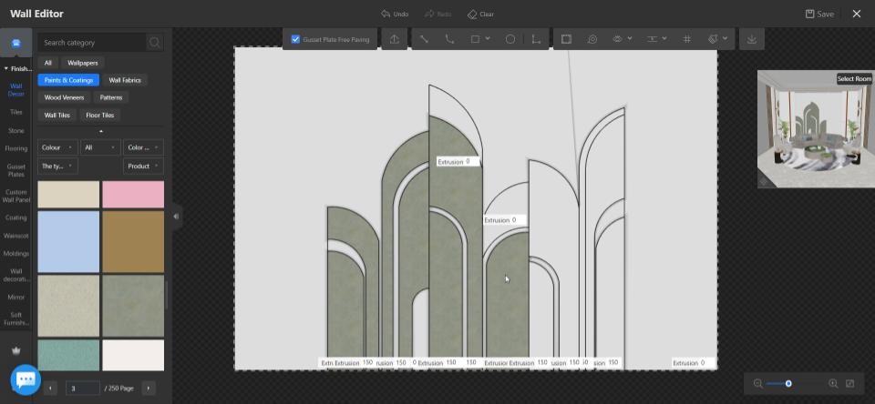 How To Create Stunning Wall Features Using AutoCAD Files in Coohom ...