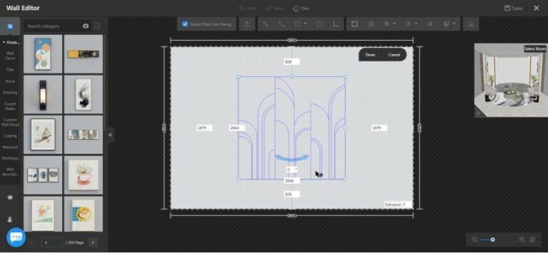 CAD Wall Texture Using Coohom