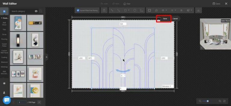 CAD Wall Texture Using Coohom