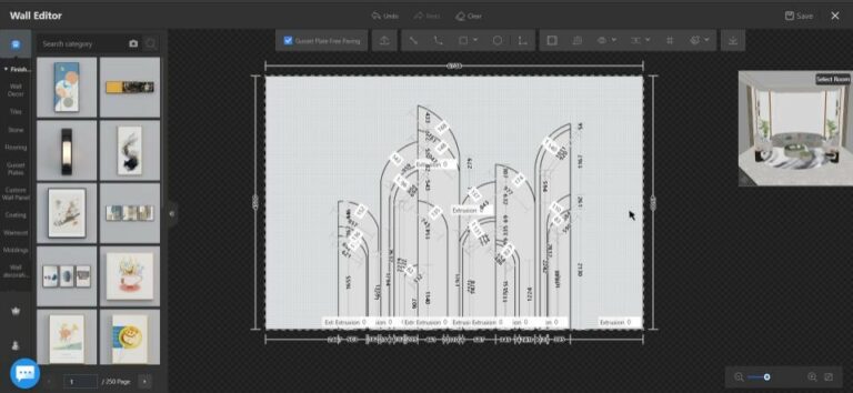 CAD Wall Texture Using Coohom