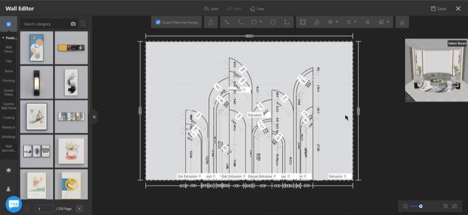 How To Create Stunning Wall Features Using AutoCAD Files in Coohom ...