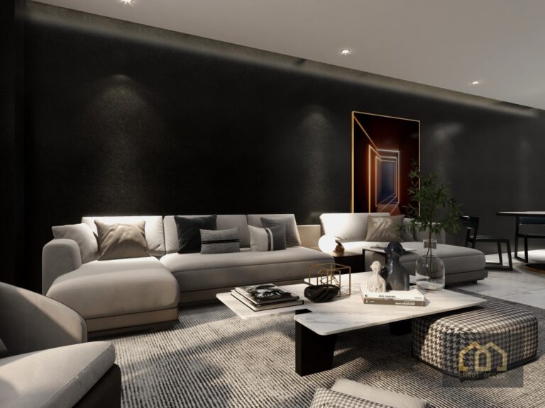 Black Feature Wall